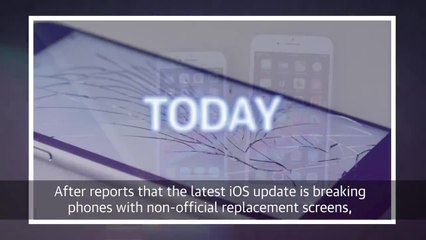 Even genuine replacement Apple displays can mess with iPhones | Engadget Today