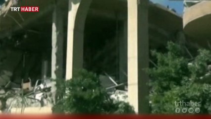 Kimyasal silah üretim merkezindeki hasar görüntülendi