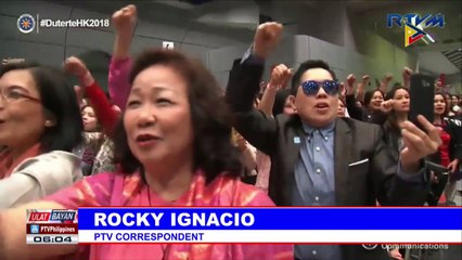 Pangulong #Duterte, binisita ang mga Pinoy sa Hong Kong