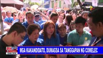 Mga kakandidato, dumagsa sa tanggapan ng COMELEC