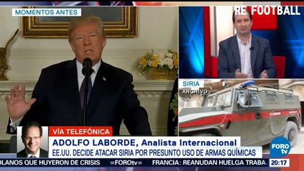 MOMENTO EXACTO Donald Trump Ataca Siria junto con Francia y Reino Unido