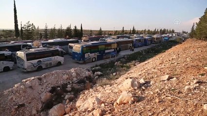 Doğu Guta'dan zorunlu tahliyeler - 20. konvoy Fırat Kalkanı Harekatı bölgesine vardı (2) - BAB