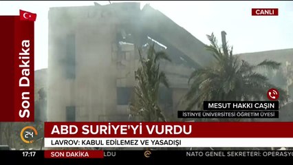 ABD, Suriye'yi vurdu