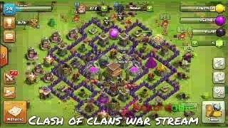 Clash of clans War Stream ll Clash of Clans ll OMG