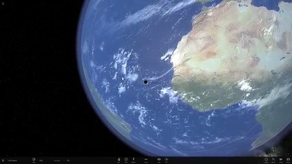 What If the Smallest Black Hole Entered the Solar System?