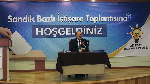 Başbakan Yardımcısı Akdağ, Sandık Bazlı İstişare toplantısına katıldı - ERZURUM