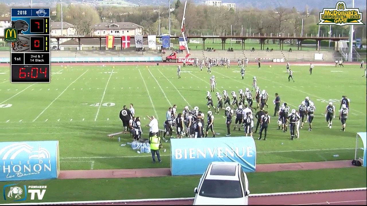Mc Donald's Anthy European Football League Game - EFL - Black Panthers VS Dracs