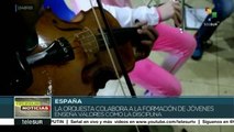 España: crean orquesta en Madrid contra la exclusión social de menores