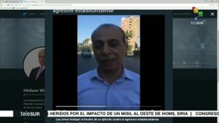 Sirios festejan el triunfo de su ejército contra la agresión de EE.UU.
