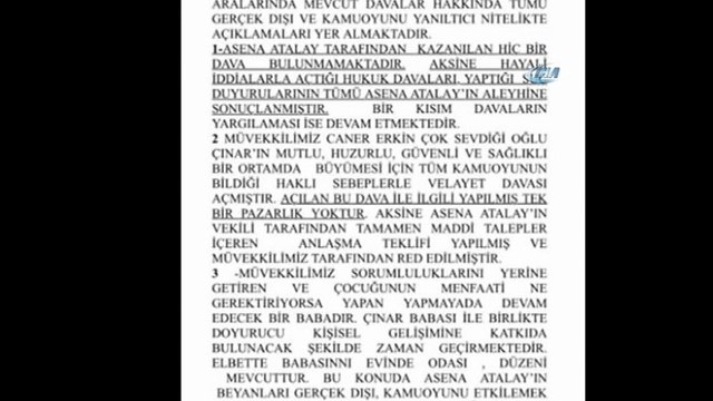 Caner Erkin'den Asena Atalay açıklaması: 'Hayali iddialar'