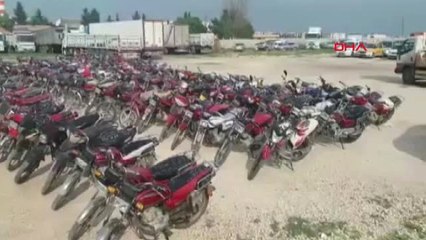 Şanlıurfa'da 62 Çalıntı Motosiklet Ele Geçirildi