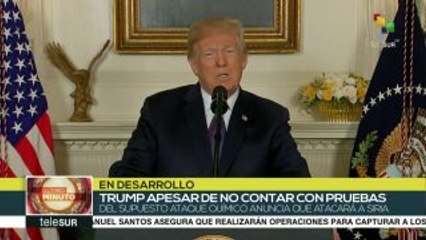 Download Video: Trump señala a Rusia e Irán de apoyar ataques químicos en Siria