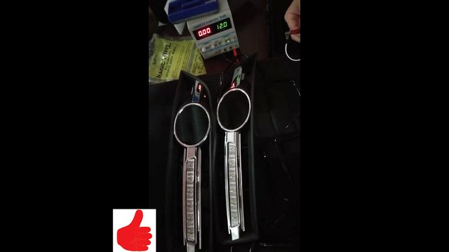 Fog Lights For Volkswagen VW Passat B6 Bug Fixes 12 Volt DRL Daytime Running Light video China