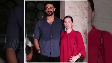 Arunoday Singh to paps while carrying his tired wife on his back post Gaurav Kapoor's Birthday bash