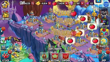 Monster legends - Get Legendary habitat in Dark forest island - Dark forest #1