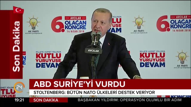 Cumhurbaşkanı Erdoğan Avcılar İlçe Kongresi'nde konuştu(14 Nisan 2018)