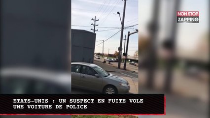 Etats-Unis : un suspect en fuite vole une voiture de police (vidéo)