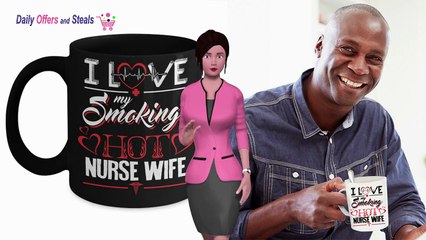 Nurse Gift Idea - Love My Nurse Wife Mug