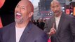 Dwayne 'The Rock' Johnson reveals he may run for president in 2024 as he leads the stars at the UK premiere of his new film Rampage.