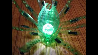 Best Out of Waste Plastic Bottle transformed to Evergreen crystal showpiece
