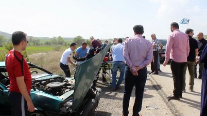 Tavşanlı'da trafik kazası: 2 yaralı