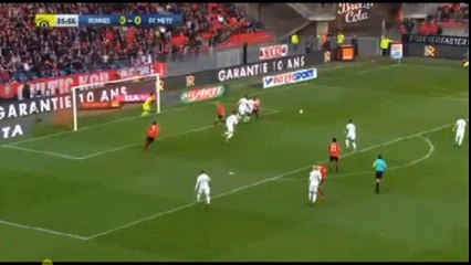 Benjamin Bourigeaud Goal - Rennes vs Metz  1-0  14.04.2018 (HD)