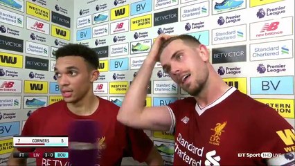 Jordan Henderson on Mo Salah after his 30th PL goal: ""He told me he's gonna claim all of them!"
