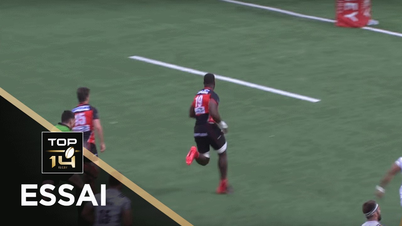 TOP 14 - Essai Patrick SOBELA (USO) - Oyonnax - Brive - J24 - Saison 2017/2018