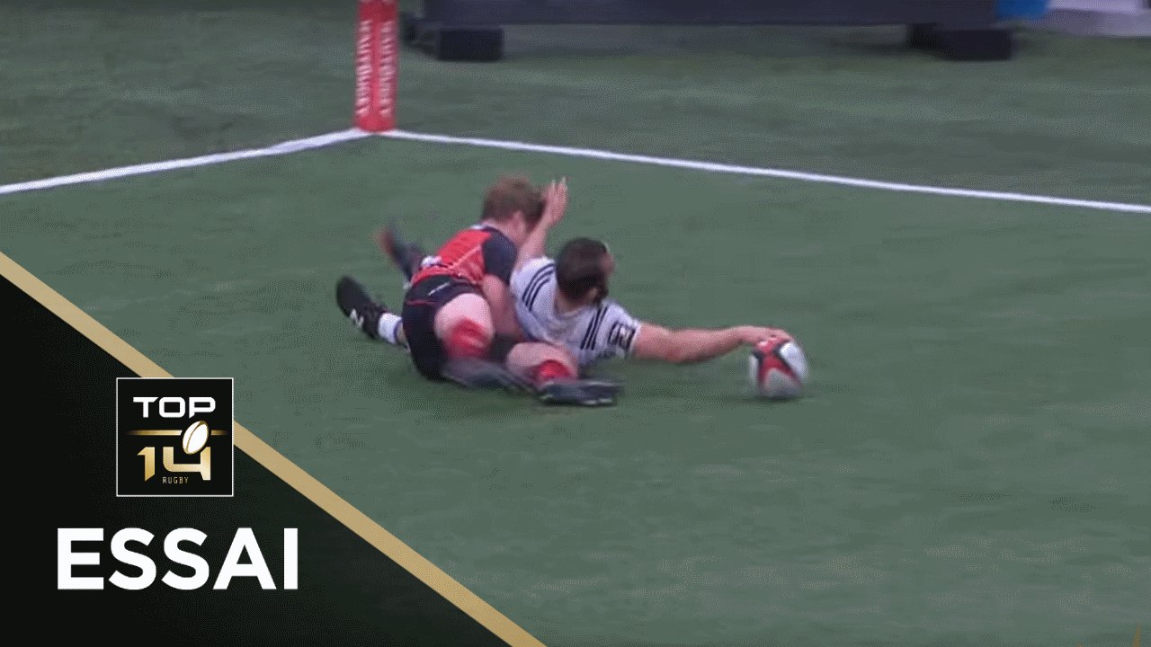 TOP 14 - Essai Samuel MARQUES (CAB) - Oyonnax - Brive - J24 - Saison 2017/2018