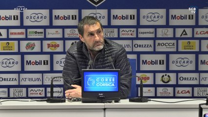 Bastia 2-1 Cannes : Conf. d'après-match de S. Rossi