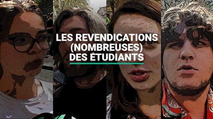 Download Video: Occupations, grèves, manifestations. .. mais que réclament les étudiants?