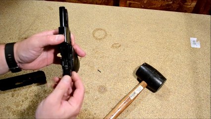 Taking apart a Hi-Point 9mm handgun