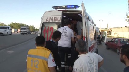 Kaza Anı Güvenlik Kamerasına Yansıdı