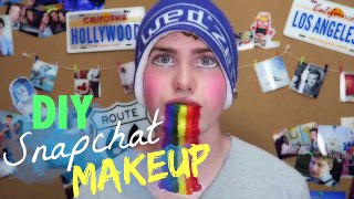 DIY Maquiagem Snapchat para Halloween