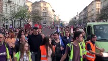 Macaristan'da hükümet karşıtı eylem - BUDAPEŞTE