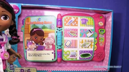 DOC MCSTUFFINS Discover & Learn Big Book of Boo Boos Toys Video