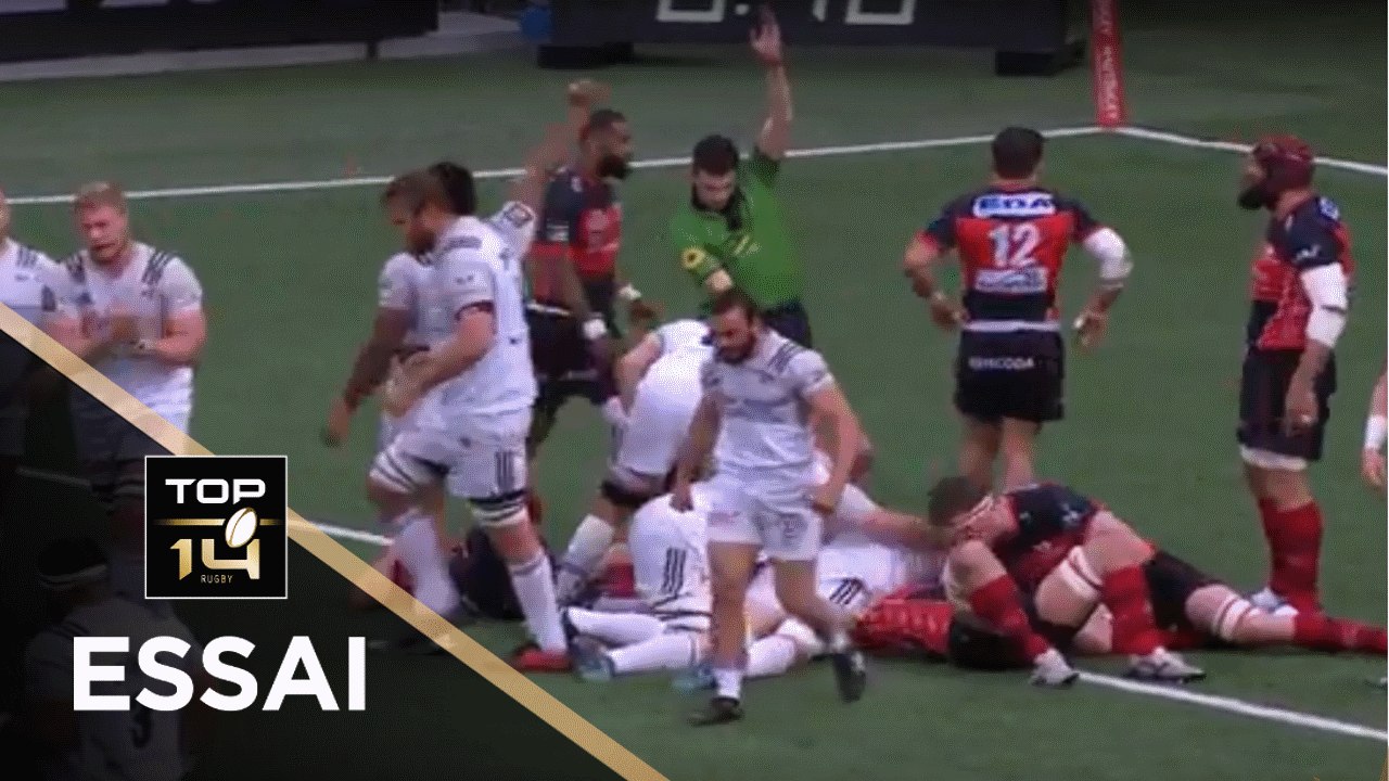 TOP 14 - Essai Fabien SANCONNIE (CAB) - Oyonnax - Brive - J24 - Saison 2017/2018