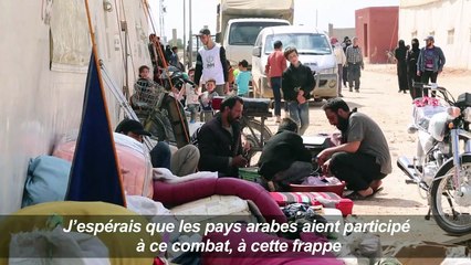 Les évacués de Douma sans illusion après les frappes occidentale