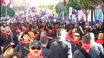 Tamboradas y procesiones hacen vibrar la Semana Santa