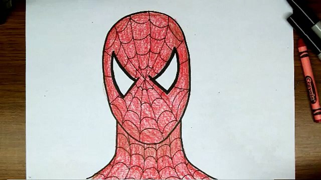 Drawing: How To Draw Spider-man Step by Step - Easy drawing tutorial