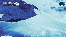 Nuevas grietas amenazan el glaciar antártico de Pine Island
