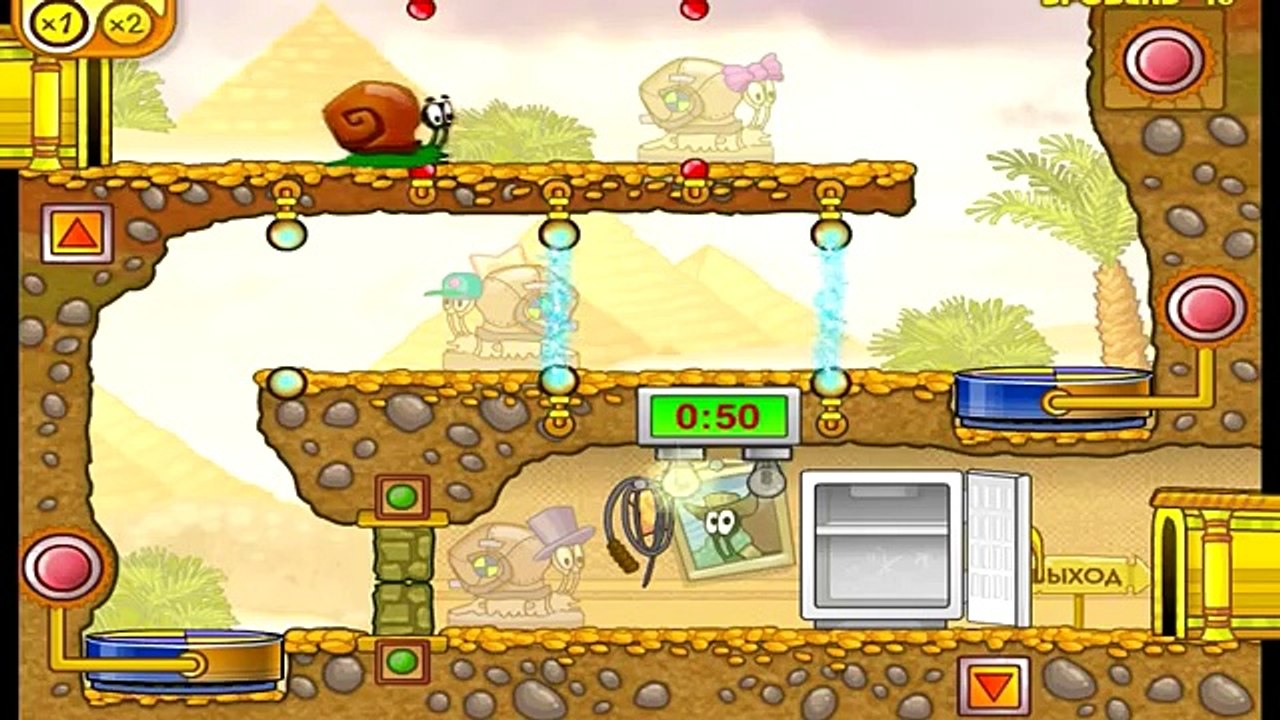 Мультик ИГРА для детей - УЛИТКА БОБ и ЕГИПЕТСКИЕ МУМИИ. Часть 2