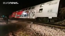 Dos heridos graves en un choque de trenes en Viena