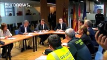 Rajoy afirma en su visita a Galicia que los incendios han sido provocados