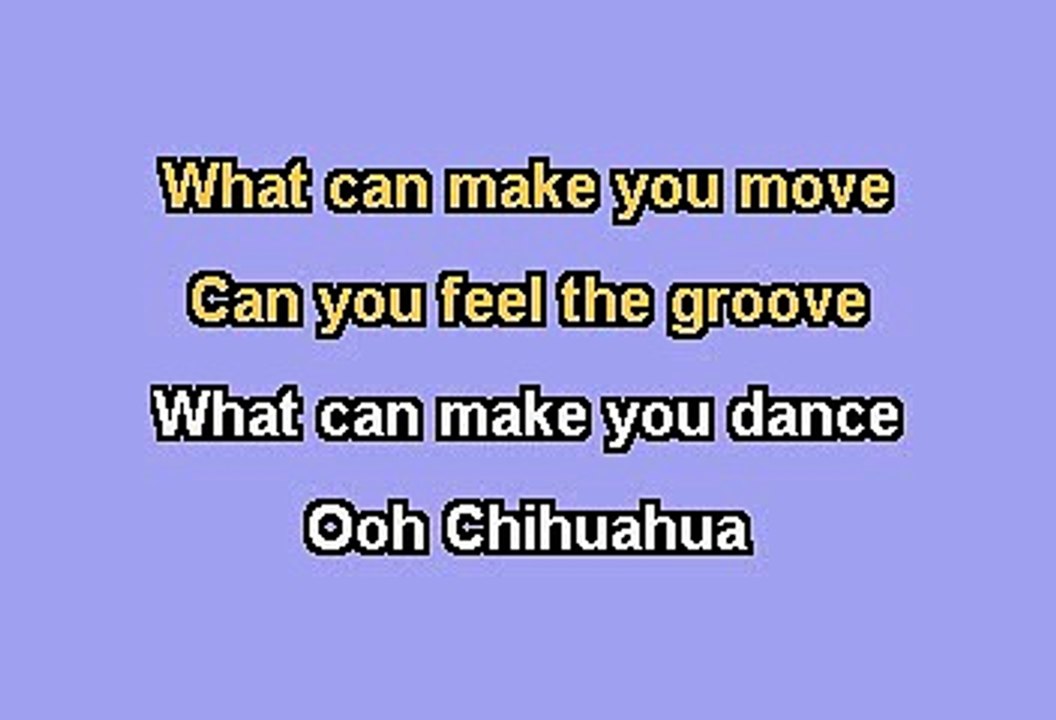 Dj Bobo - Chihuahua (Karaoke)