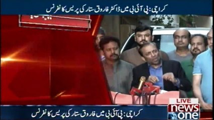 Karachi : Farooq Sattar ki media say Guftago