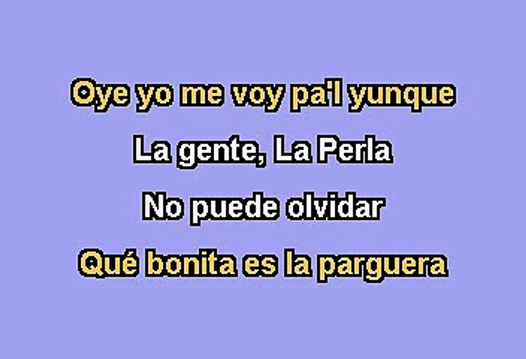 Hector Lavoe - Isla del encanto (Karaoke)