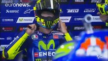 Valentino Rossi se fractura la tibia y el peroné en un entrenamiento