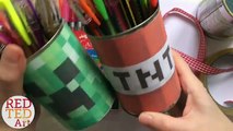 Cute & Easy Snowman Pen Pot DIY - Inexpensive Room Decor Ideas