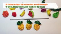 Rainbow Loom Fruit Off the Loom - Pineapple Charm
